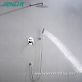 Square Concealed Hot and Cold Waterfall Shower Faucet